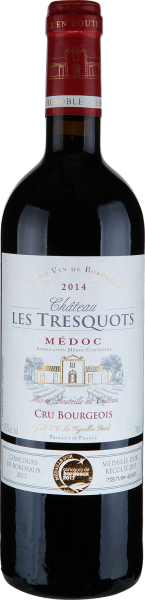 2015 M&eacute;doc Cru Bourgeois von Ch&acirc;teau Les Tresquots - Rotwein