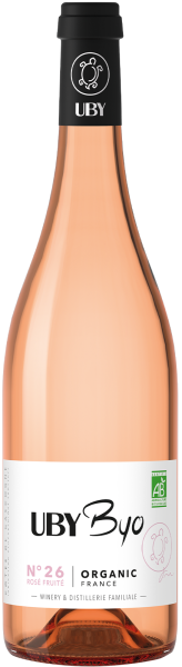 2023 BIO Uby N&deg; 26 Ros&eacute; C&ocirc;tes de Gascogne von Domaine dUby - Ros&eacute;wein