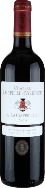 2019 Bordeaux Sup&eacute;rieur by La Gaffeliere von Ch&acirc;teau Chapelle dAlienor - Rotwein