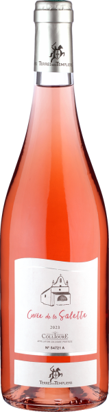 2023 Collioure Ros&eacute; Cuv&eacute;e de la SALETTE von Terres des Templiers - Ros&eacute;wein