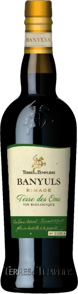 2021 Bio Banyuls Rimage TERRE DES OMS von Terres des Templiers - Rotwein