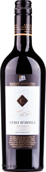 2023 Bio Nero DAvola von Baglio Gibellina - Rotwein