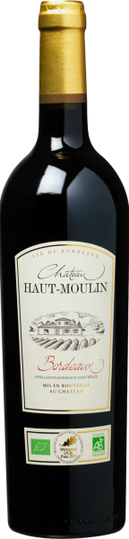 2021 Bio BLAYE C&ocirc;tes de Bordeaux vonChateau Haut Moulin - Rotwein