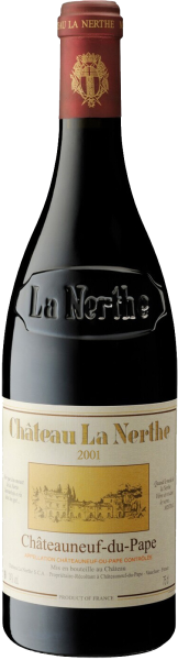 2001 Ch&acirc;teauneuf-du-Pape von Ch&acirc;teau la Nerthe - Rotwein