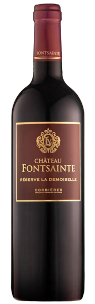 2018 Corbi&egrave;res Reserve la Demoiselle von Ch&acirc;teau Fontsainte - Rotwein