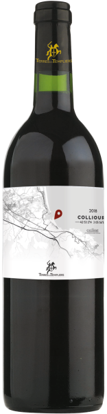 2018 Collioure Maps Terres des Templiers Rotwein